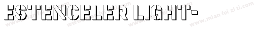 Estenceler Light字体转换
